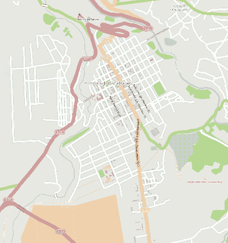 Achalkalaki miestas žemėlapis