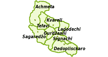 Kacheti municipalitetai