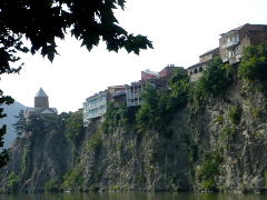 Tbilisis. Avlabari. Mtkvari pakrantė