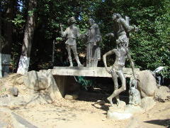 Vake. Skulptūra Mziuri parke